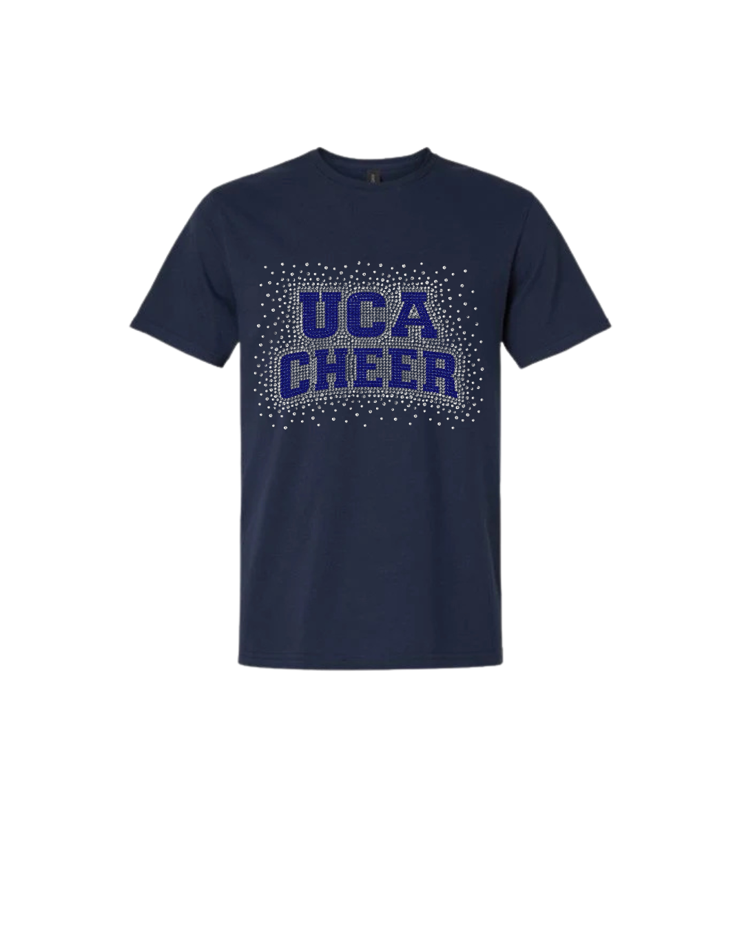 UCA Cheer Bling T-Shirt (Navy, Grey, Black, White)