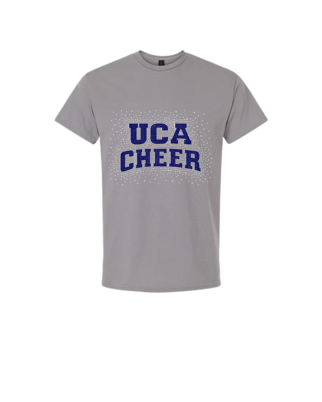 UCA Cheer Bling T-Shirt (Navy, Grey, Black, White)