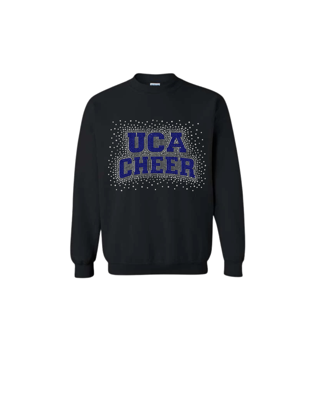 UCA Cheer Bling Crewneck (Navy, Dark Grey, Black, Ash Grey)