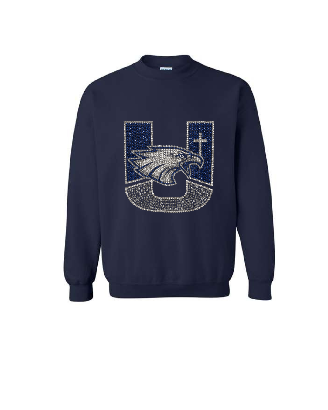 Union Eagle Bling Crewneck (Navy, Dark Grey, Black, Ash Grey)